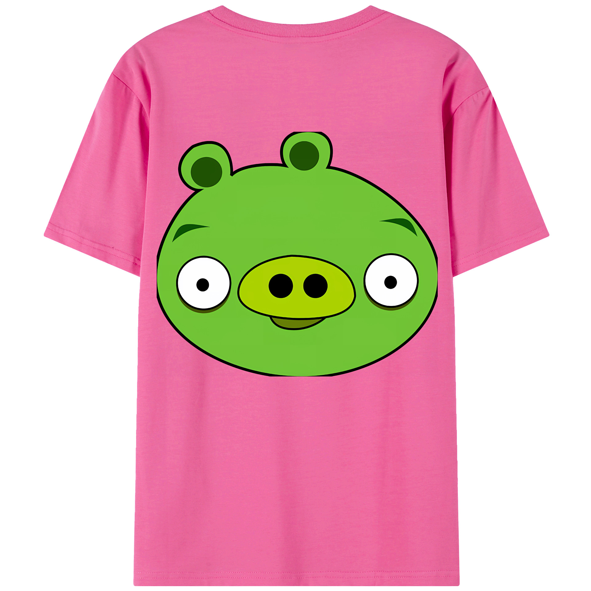 （画像用） Angry Birds アングリーバード レディース半袖Tシャツ(バックプリント)